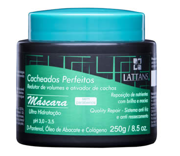 Cachos perfeitos com produtos Lattans