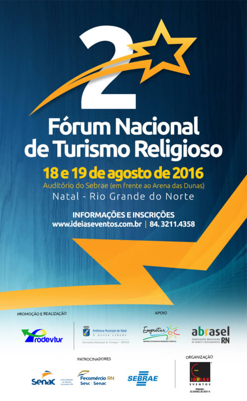 Natal será palco da 2ª edição do Fórum Nacional de Turismo Religioso no mês de agosto