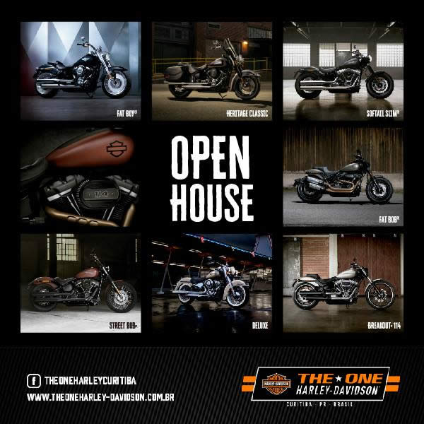  Open House na The One Harley-Davidson apresenta a linha 2018 