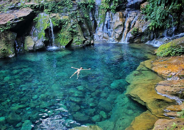 Poo Azul - Maranho - Riacho - Turismo - Destinos - Lugares - Cachoeira