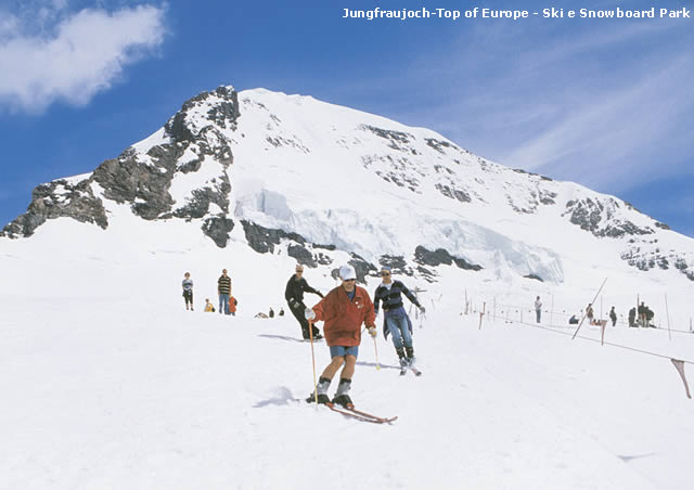 Jungfraujoch Top of Europe Ski Snowboard Park