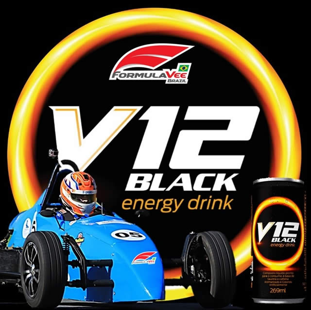 V12 Black Energy Drink - Frmula Vee