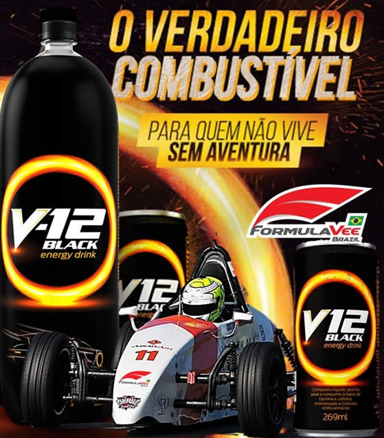 V12 Black Energy Drink - Frmula Vee