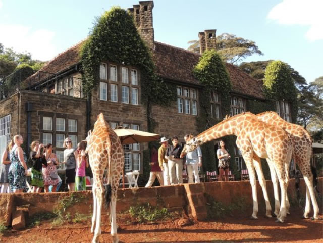 GIRAFFE MANOR - Hotel das Girafas - Nairbi, Qunia