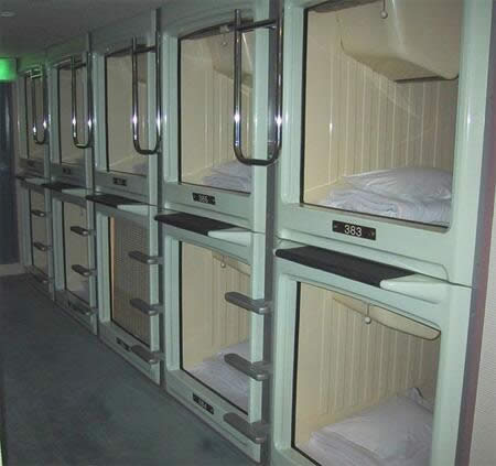 Capsule Hotel no Japão