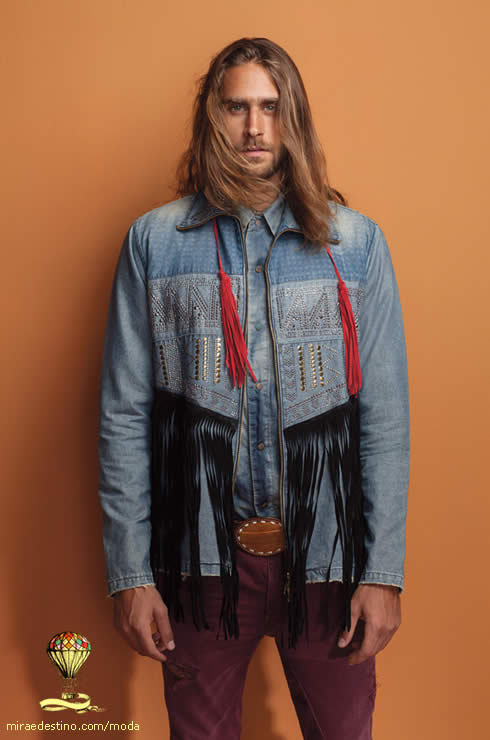 Vicunha Textil - Estilo Native American inspira tendência folk no jeanswear