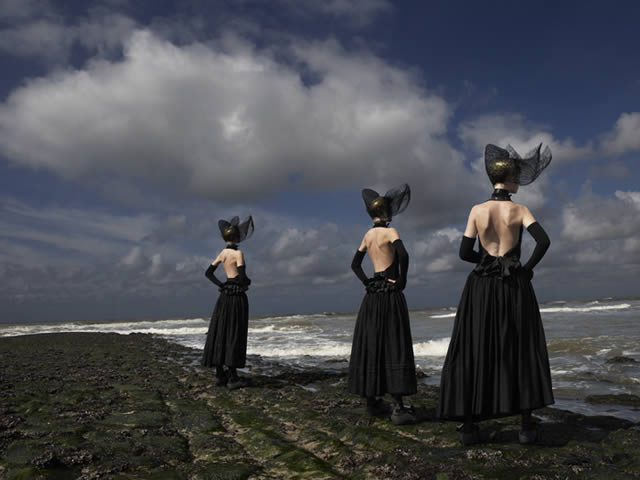 Keukenhof opens grand fashion exhibition Gone with the Wind